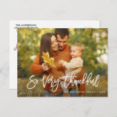 sehr dankbar | Erntedank Postkarte (Vorne/Hinten)