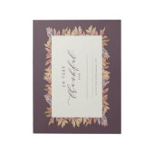 Sehr dankbare Herbstlaub Papier Tischset Notizblock (Rotiert)