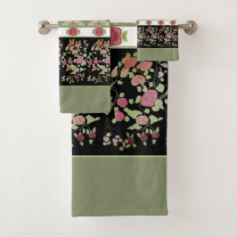 Sehr dekorativ und Künstlerisch Badhandtuch Set