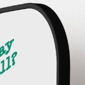 SEHR DEMURE SEHR MINDFUL Floral Pickleball Schläger (Linke Seite)