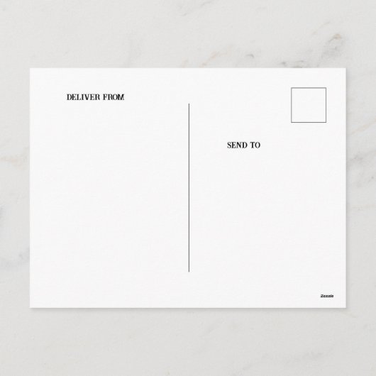 sehr Demure, sehr zurückhaltend Feiertagspostkarte (Rückseite)