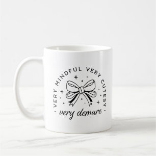 Sehr demütigend dunkle Coquette schwarz Preppy Äst Kaffeetasse