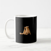 Sehr demütigende Cly Meme Funny Cat Kaffeetasse (Links)