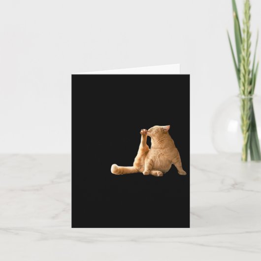 Sehr demütigende Cly Meme Funny Cat Karte (Vorderseite)