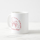 Sehr demütigende Weihnachtscoquette ästhetisch Kaffeetasse (Vorderseite Links)