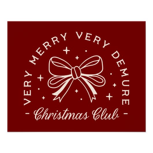 Sehr demütigender Weihnachtsklub Poster (Vorderseite)