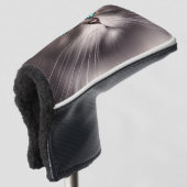 Sehr detailliertes persisches Cat Digital Triptych Golf Headcover (3/4 Vorderseite)