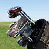 Sehr detailliertes persisches Cat Digital Triptych Golf Headcover (In Situ)