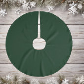 Sehr dunkelgrün - gebürsteter Polyester-Tree-Rock Polyester Weihnachtsbaumdecke