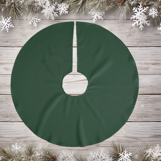 Sehr dunkelgrün - gebürsteter Polyester-Tree-Rock Polyester Weihnachtsbaumdecke