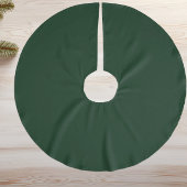 Sehr dunkelgrün - gebürsteter Polyester-Tree-Rock Polyester Weihnachtsbaumdecke