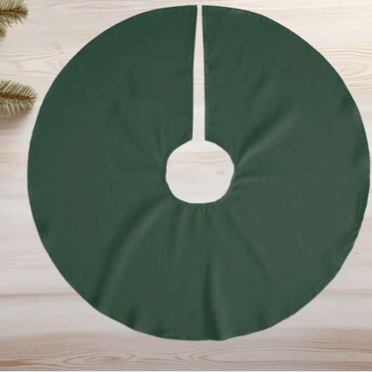 Sehr dunkelgrün - gebürsteter Polyester-Tree-Rock Polyester Weihnachtsbaumdecke