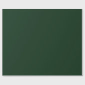Sehr dunkles Grün - Schleifpapier Geschenkpapier (Flach)