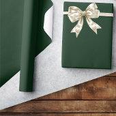 Sehr dunkles Grün - Schleifpapier Geschenkpapier