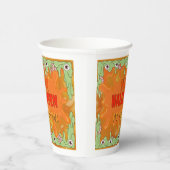 Sehr dünne Halloween-Papier-Tasse mit versteckten Pappbecher (Rechts)