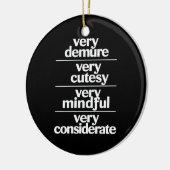 Sehr dünne Haut sehr kostbare Belastung Keramik Ornament (Links)