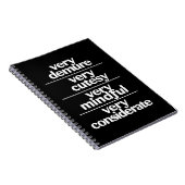 Sehr dünne Haut sehr kostbare Belastung Notizblock (Rechte Seite)