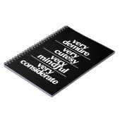 Sehr dünne Haut sehr kostbare Belastung Notizblock (Linke Seite)