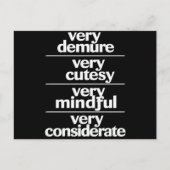 Sehr dünne Haut sehr kostbare Belastung Postkarte (Vorderseite)