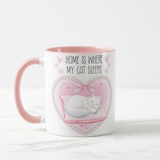 Sehr dünne Katzenkatze Tasse (Links)