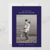 Sehr einfaches Foto für Singles Save The Date (Vorderseite)