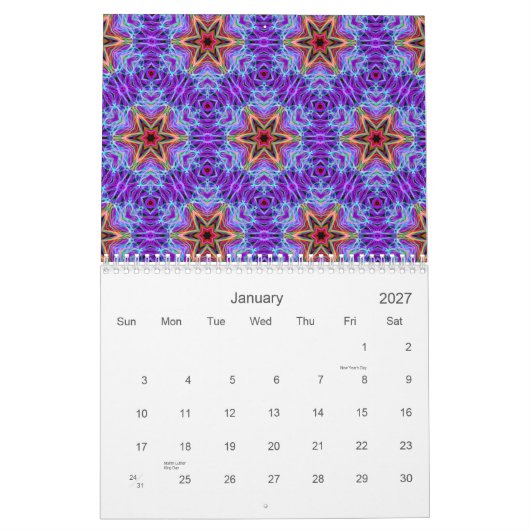Sehr einzigartiges Geschenk, helles Muster LED Kalender (Jan 2027)