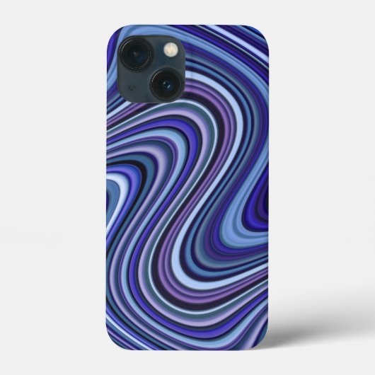 Sehr einzigartiges Muster mit blauem Schatten Case-Mate iPhone Hülle (Rückseite)