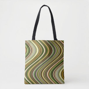Sehr einzigartiges Muster mit mehrfarbigen, kurven Tasche