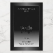 Sehr elegante Schwarz-Weiß-Produktkennzeichnungen Lebensmitteletikett (Einzelnes Label)