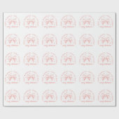 Sehr empfindlich sehr aufmerksam, sehr süß geschenkpapier (Flach)