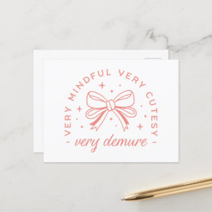 Sehr empfindlich sehr aufmerksam, sehr süß postkarte