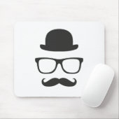 Sehr englischer Schnurrbart Mousepad (Mit Mouse)