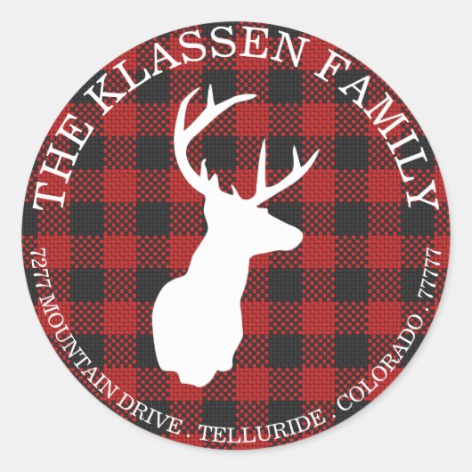 Sehr erfreulich Kariert | UMSCHLAG AUFKLEBER (Vorderseite)