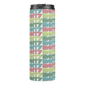 Sehr erfreuliche Reiseumarmung Thermosbecher (Rückseite)