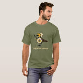 Sehr ernster Krieger T-Shirt (Vorne ganz)