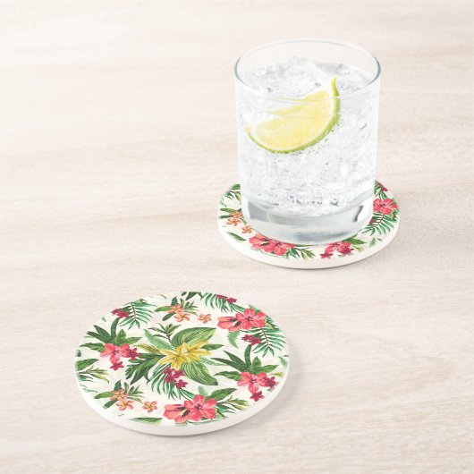 Sehr exotisch wirkende Blume Untersetzer (Seite)