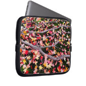 Sehr farbenfrohe Ahorn-Blätter Laptopschutzhülle (Vorne Rechts)