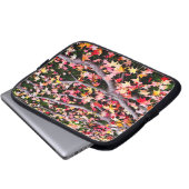 Sehr farbenfrohe Ahorn-Blätter Laptopschutzhülle (Vorne Knopf)