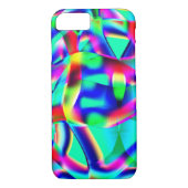 Sehr farbenprächtige gebogene Formen, Grün dominie Case-Mate iPhone Hülle (Rückseite)