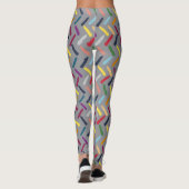 Sehr farbiges Muster Leggings (Rückseite)