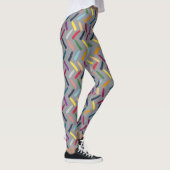 Sehr farbiges Muster Leggings (Rechts)