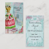 Sehr französische Telefonkarte Telefonnummerkarte (Vorne/Hinten)