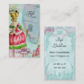 Sehr französische Telefonkarte Telefonnummerkarte (Vorne/Hinten)