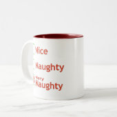 Sehr frech zweifarbige tasse (Vorderseite Links)