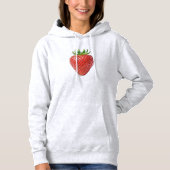 Sehr freundlich Strawberry Lover Zitat Grundgepfle Hoodie (Vorderseite)