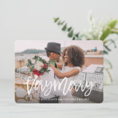 Sehr froh feiertagskarte (Stehend Vorderseite)