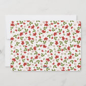 Sehr froh feiertagskarte (Rückseite)