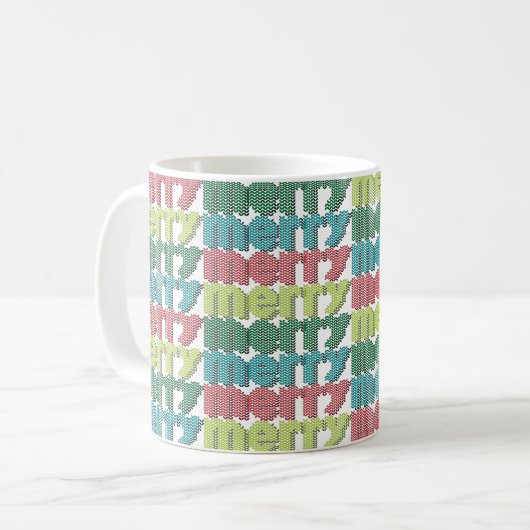 Sehr froh! Mug Kaffeetasse (Vorderseite Links)