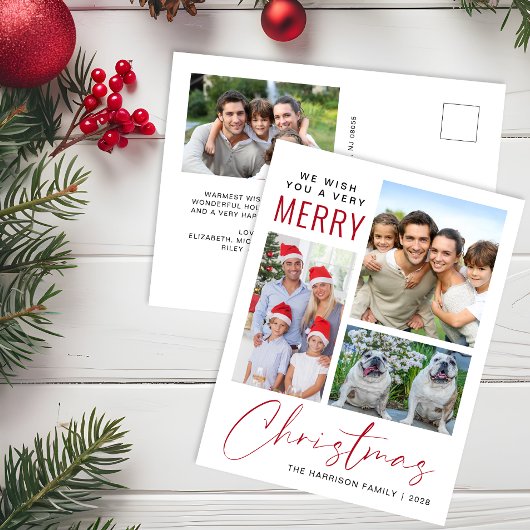 Sehr frohe 4 Foto Weihnachten