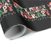 Sehr frohe Berufstherapie Weihnachten Weihnachten  Geschenkpapier (Rolleneckpunkt)